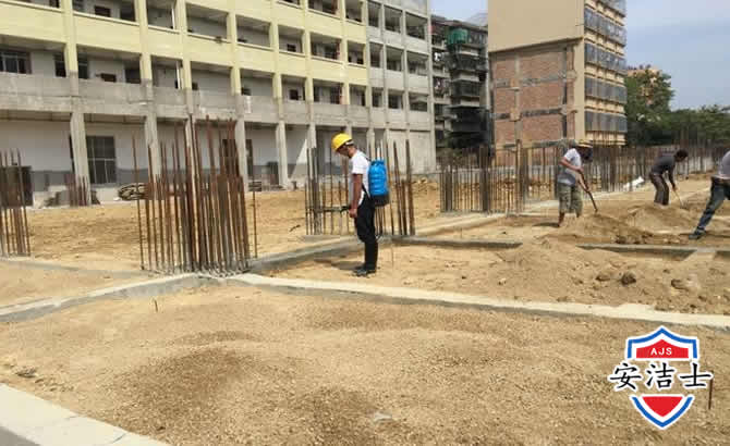 缙云学校机关防治白蚁